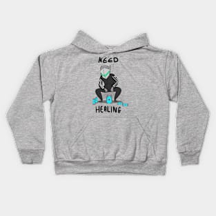 Genji sitting like a slav Kids Hoodie